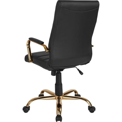 High Back Black Leather Executive Office Chair