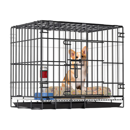 Thickened Foldable Dog Cage & Travel Kennel for Small to Large Dogs