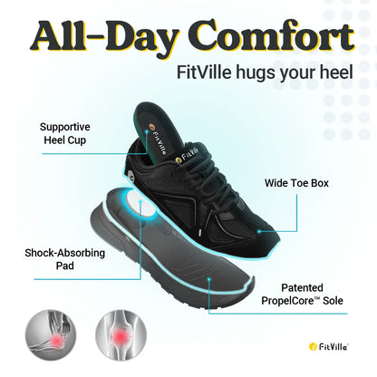 FitVille Extra Wide Arch Support Sneakers