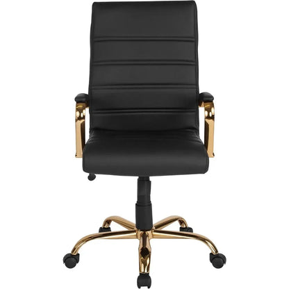 High Back Black Leather Executive Office Chair