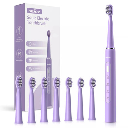 Sonic Electric Toothbrush Rechargeable 3 Modes IPX7