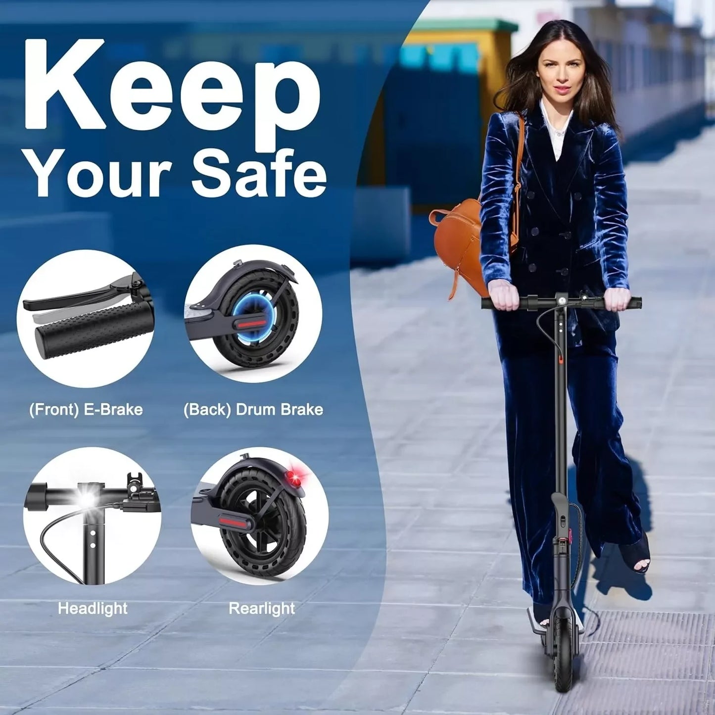 LP60 Electric Scooter 350W Foldable Smart