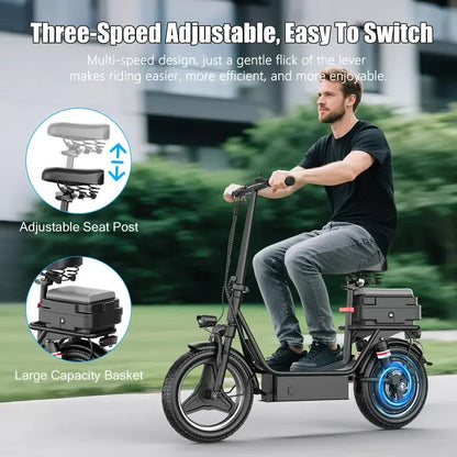 Folding Electric Scooter 500W Commuter Travel