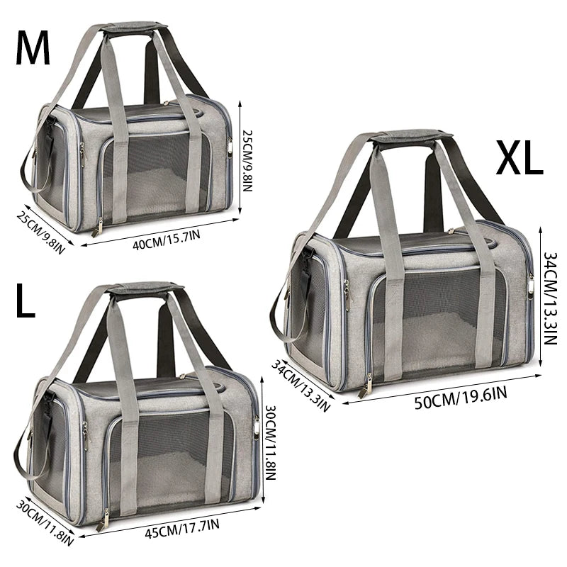 Airline Approved Soft-Sided Pet Carrier Backpack & Handbag