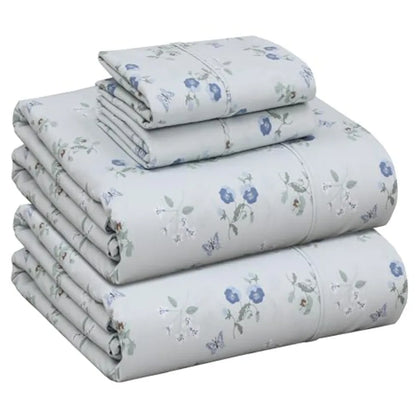 Organic Cotton Percale Cooling Sheet Set