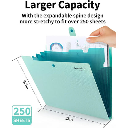 Expandable File Folder Letter Size Portable Organizer