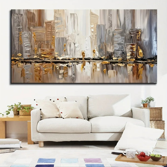 Elegant Large Modern Abstract Canvas Wall Art