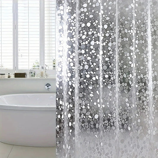 3D Pebble Pattern Heavy Duty Shower Liner