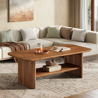 Solid Wood Coffee Table for Living Room