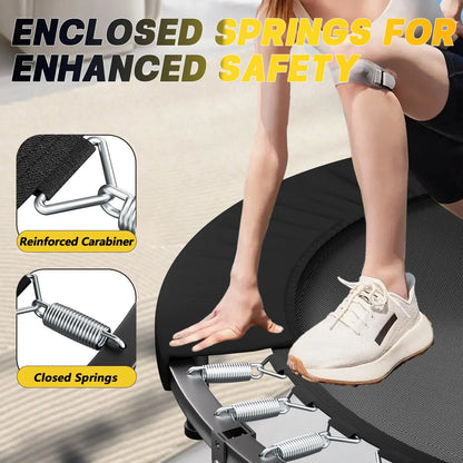 40" Foldable Mini Fitness Trampoline Rebounder