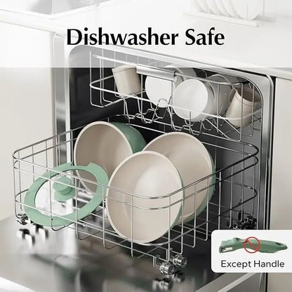 11pcs Ceramic Nonstick Cookware Set Oven Safe