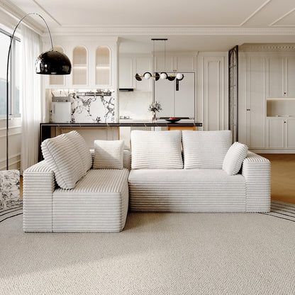 Modern Modular L-Shape Cloud Sectional Sofa