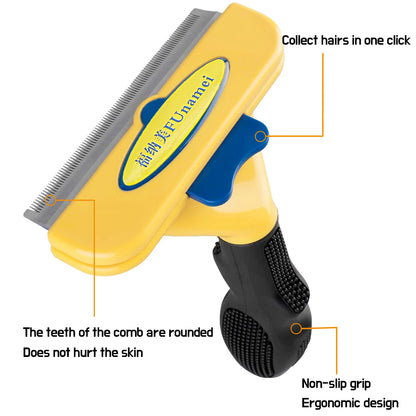 Multi-Function Pet Grooming and Knot Removal Brush