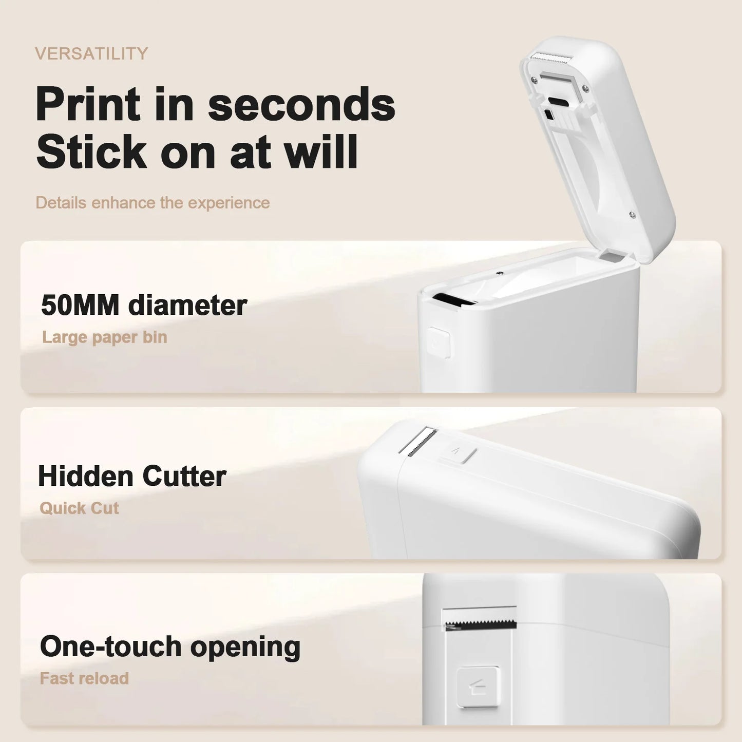 Portable Label Maker Machine Mini Thermal Printer