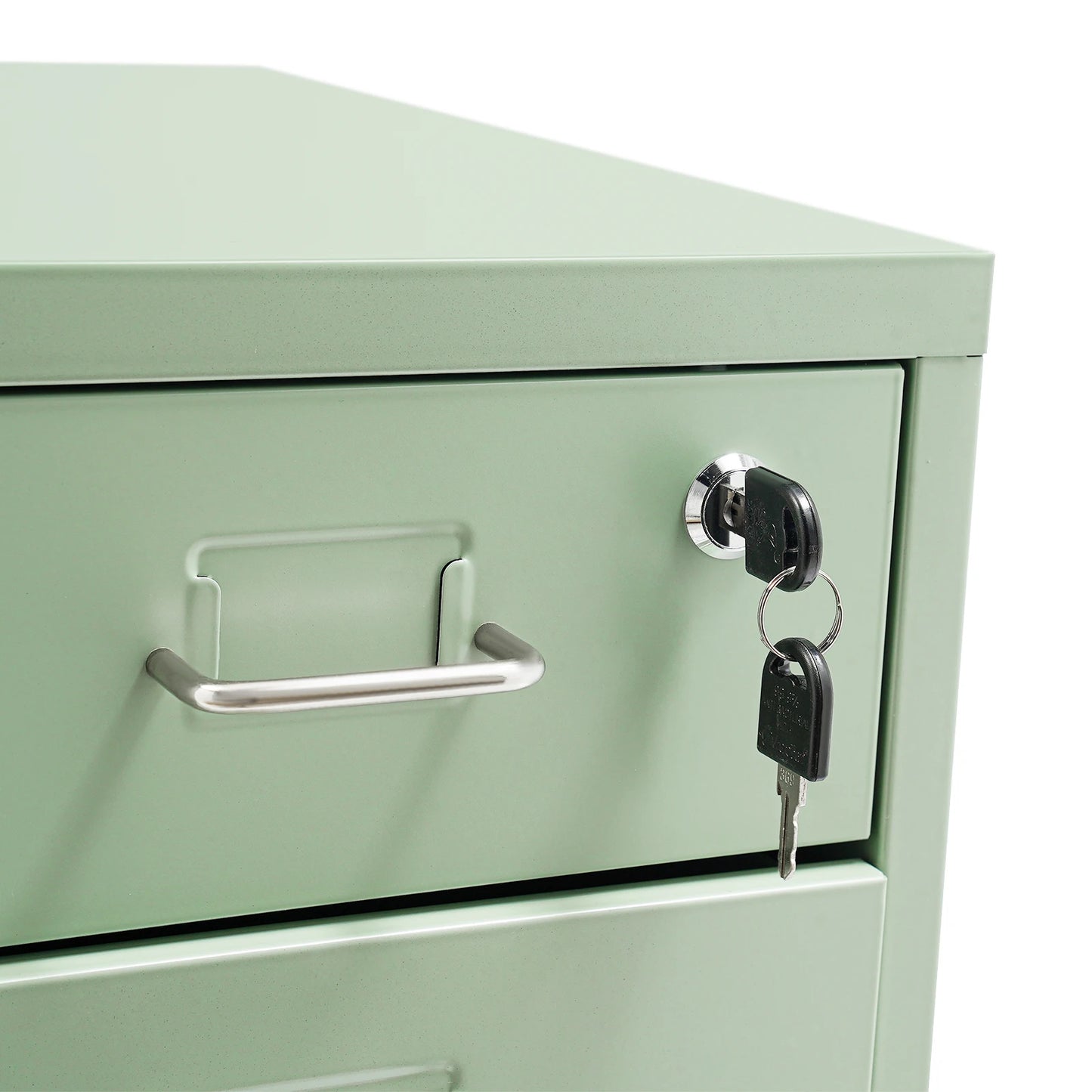 6-Drawer Lockable Rolling Metal File Cabinet