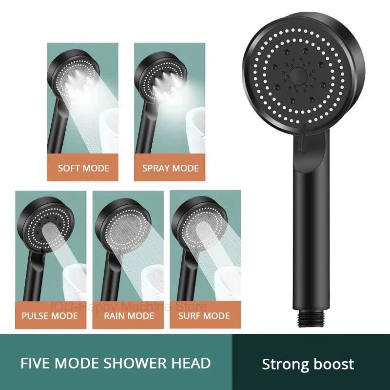 Adjustable Water Saving High Pressure Showerhead