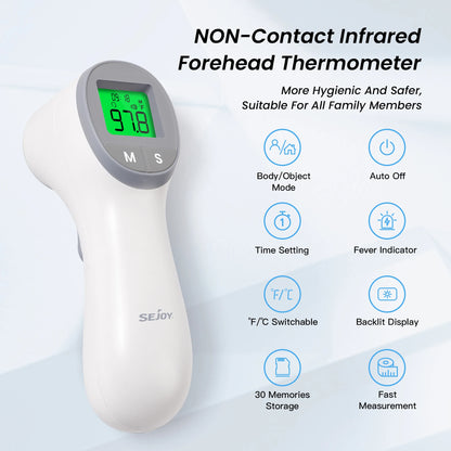 Infrared Digital Forehead Ear Thermometer Multi-Function