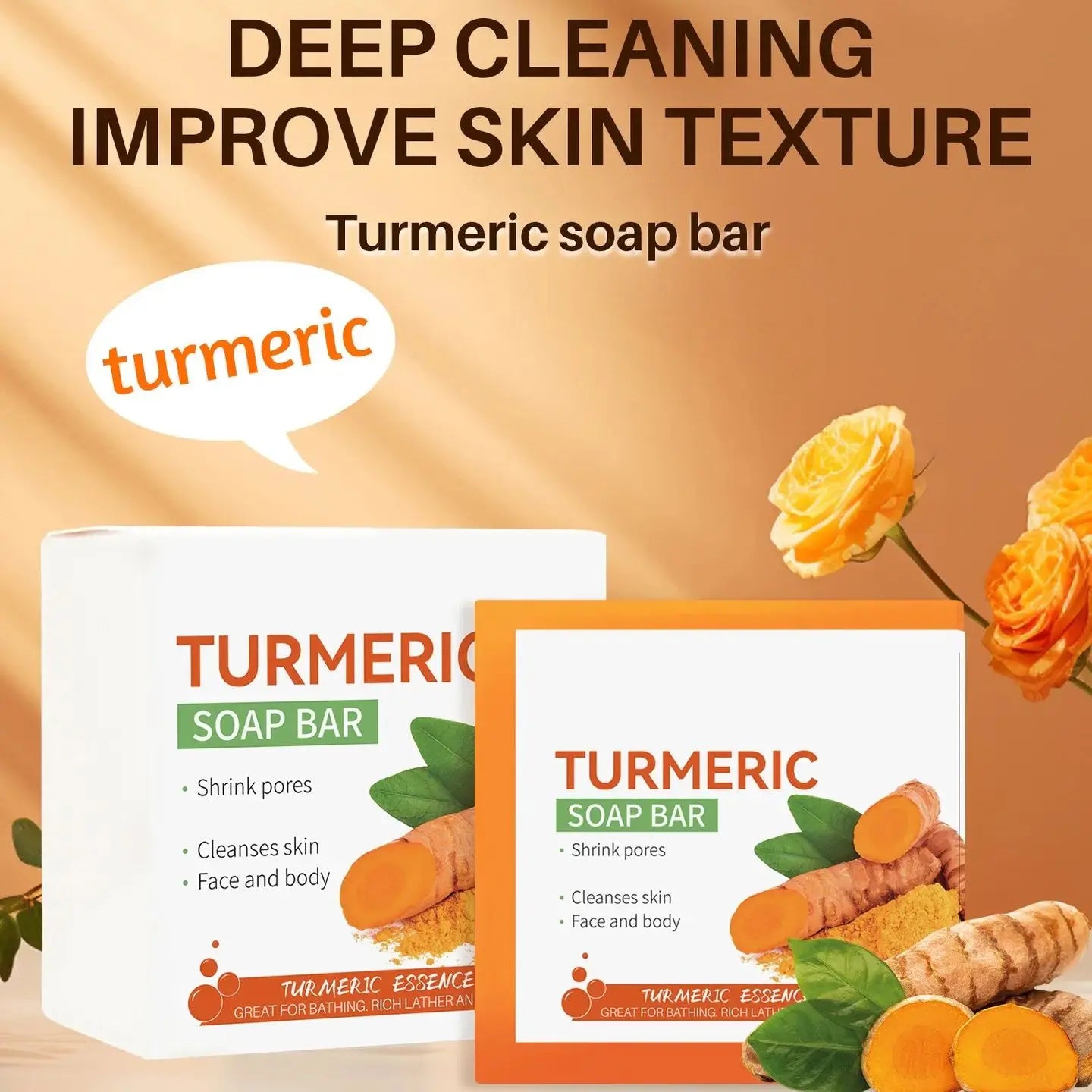 Handmade Turmeric Face & Body Soap