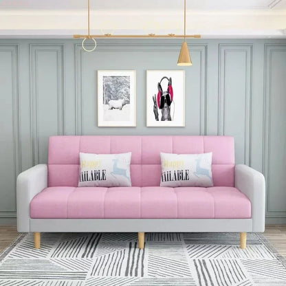 Modern Compact Folding Fabric Sofa Bed