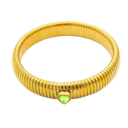 Waterproof Stainless Steel Gold Plated Bracelet