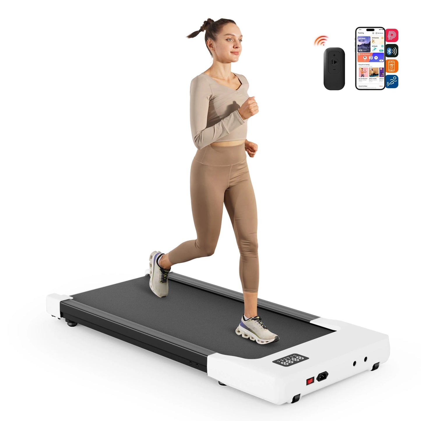 2-in-1 Walking Pad Under Desk Treadmill