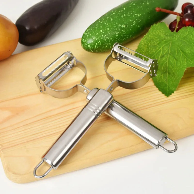 3-in-1 Stainless Steel Vegetable Peeler Grater