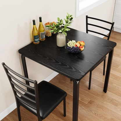 Space Saving 3-Piece Dining Table Set