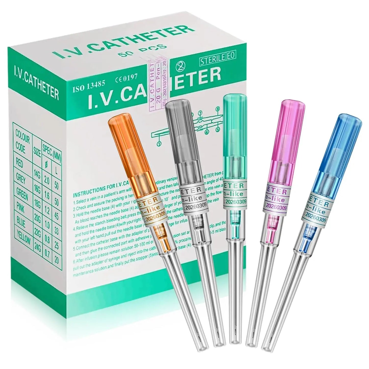 Professional Catheter Body Piercing Needles Set