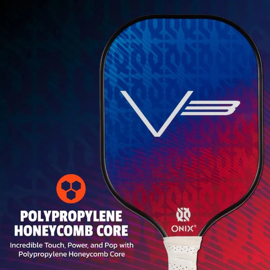 ONIX V3 Polypropylene Core Pickleball Paddle