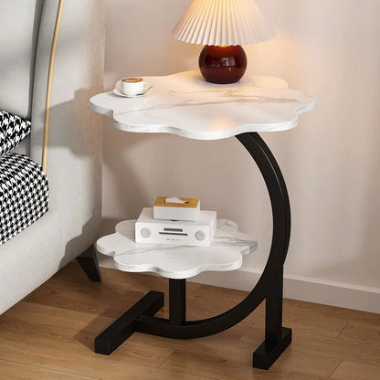 Medieval Cloud Double-Layer Round Side Table