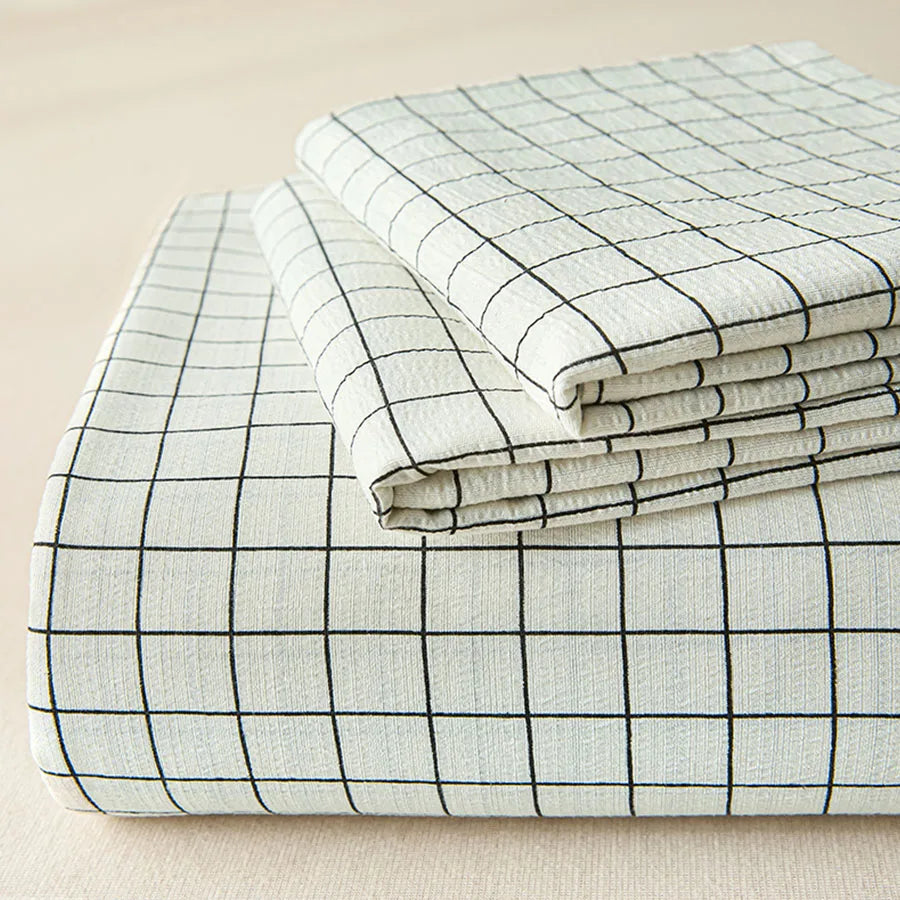 High Density Washed Cotton Sheet Set