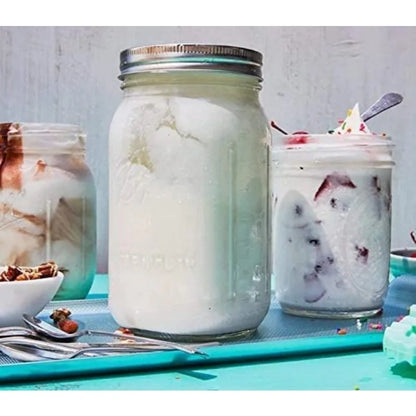 12-Pack 32oz Wide Mouth Mason Jars