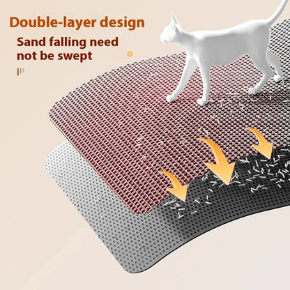 Extra Large Waterproof Double-Layer Litter Mat