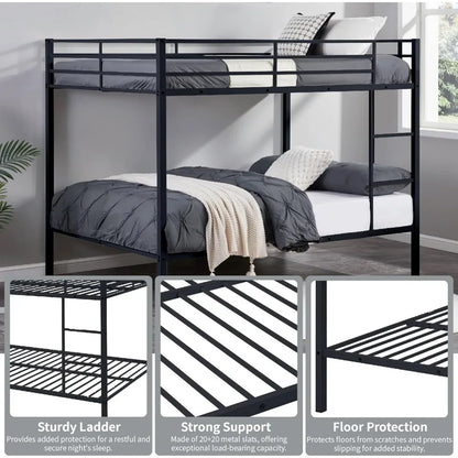 Full Metal Bunk Bed Heavy Duty Frame