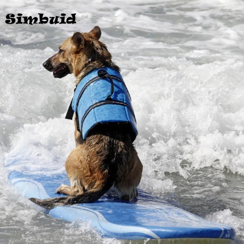 Reflective Adjustable High-Buoyancy Dog Life Jacket