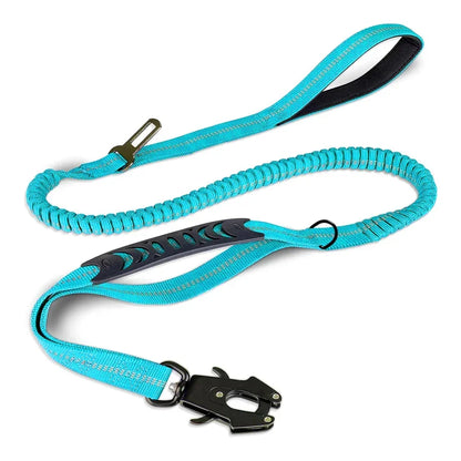 Reflective Bungee Dog Leash Heavy Duty Tactical