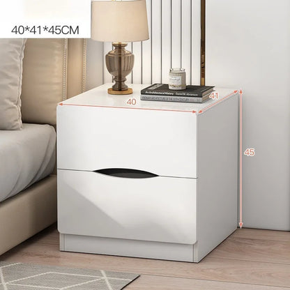 Modern White Vertical Bedroom Storage Chest