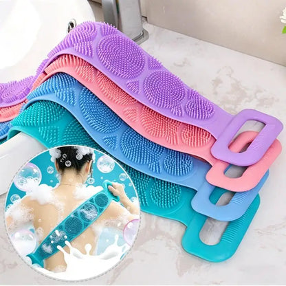 Silicone Back Scrubber Bath Belt