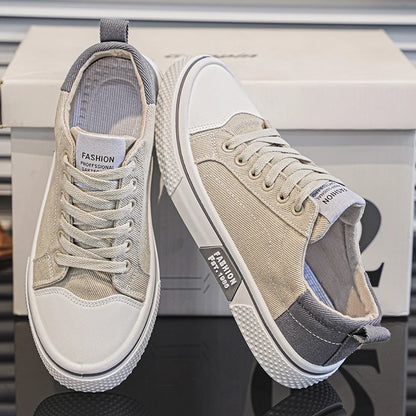 Men's Breathable Canvas Skateboarding Shoes