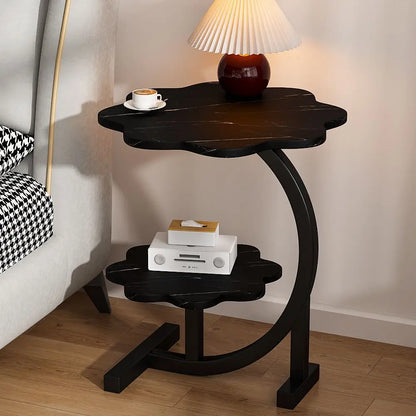 Medieval Cloud Double-Layer Round Side Table