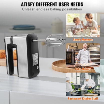 Cordless Electric Hand Mixer