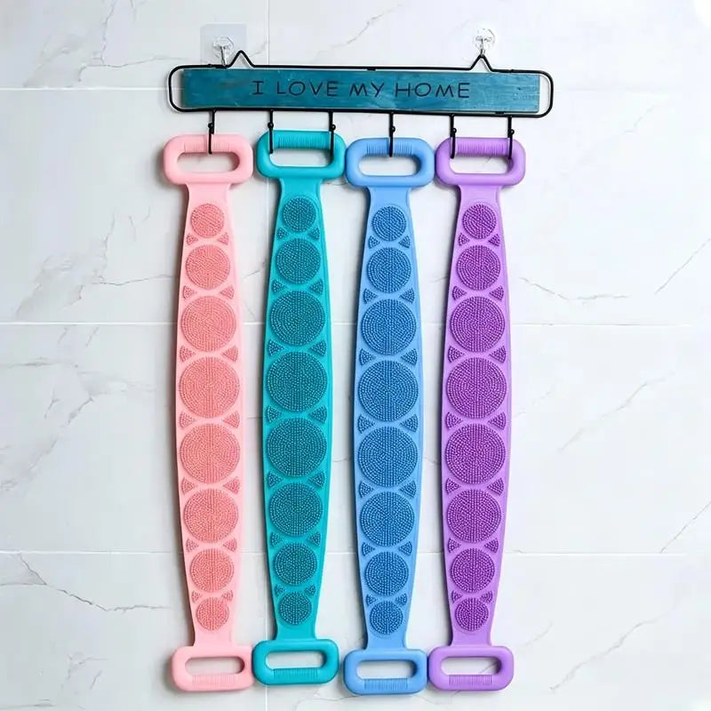 Silicone Back Scrubber Bath Belt