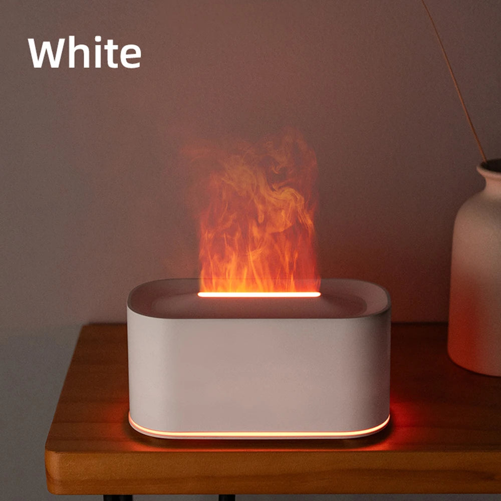 Flame Colorful LED Aroma Essential Oil Diffuse