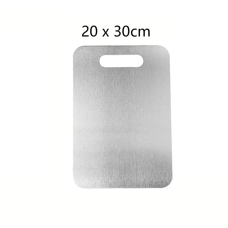 Titanium Stainless Steel Double Sided Cutting Board
