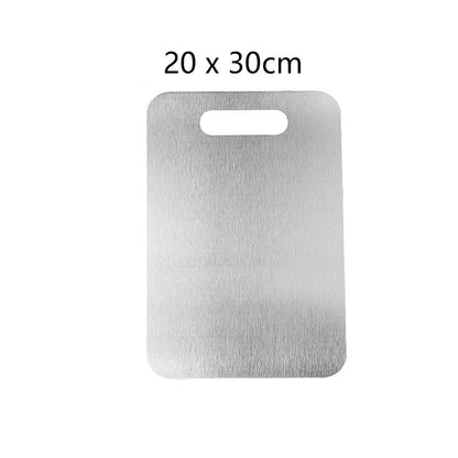 Titanium Stainless Steel Double Sided Cutting Board