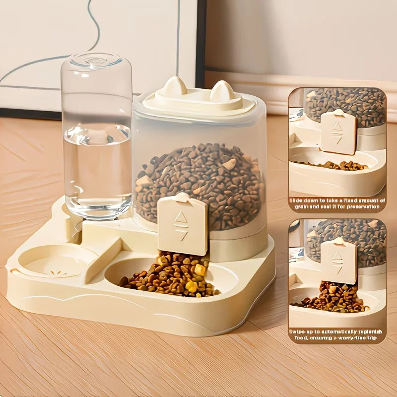 Large Automatic Pet Feeder and Water Dispenser