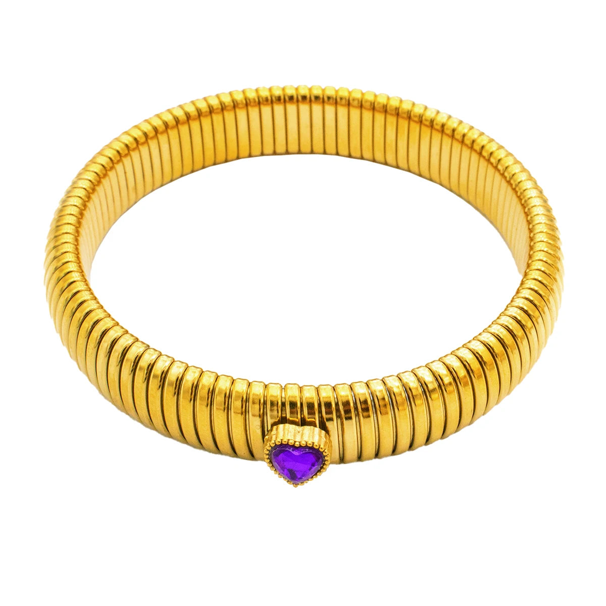 Waterproof Stainless Steel Gold Plated Bracelet
