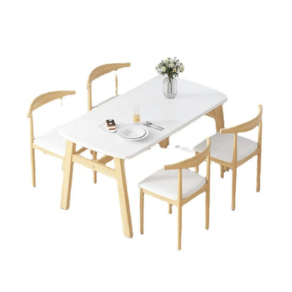 Extendable Space Saving Dining Table with 4 Chairs