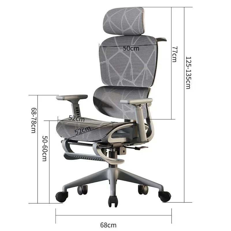 Swivel Ergonomic Office Chair with Lumbar Support