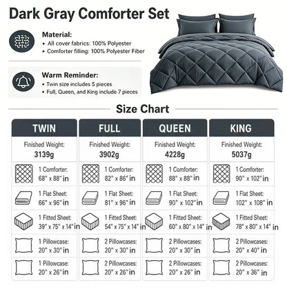 Complete Comforter and Sheet Bedding Set
